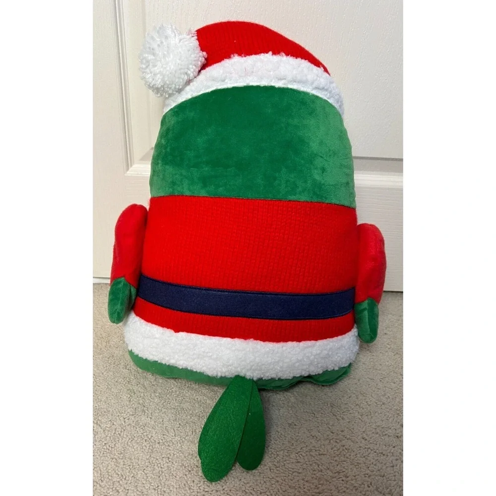 Target Wondershop Featherly Friends Bird Dressed as Santa Throw Pillow NEW 2024
